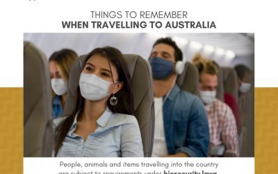 Things to remember when travelling or sending goods to Australia during Covid-19
